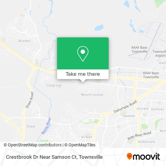 Mapa Crestbrook Dr Near Samson Ct