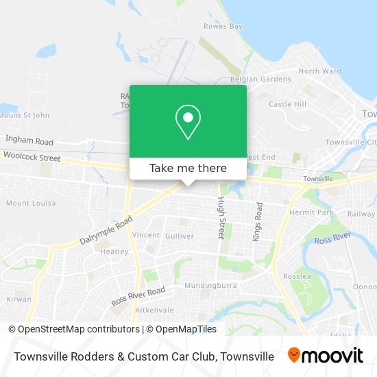 Townsville Rodders & Custom Car Club map