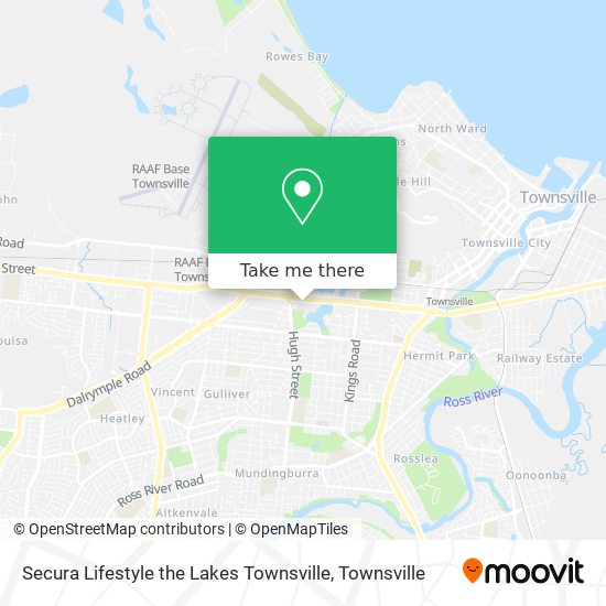 Mapa Secura Lifestyle the Lakes Townsville