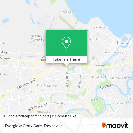 Everglow Cmty Care map