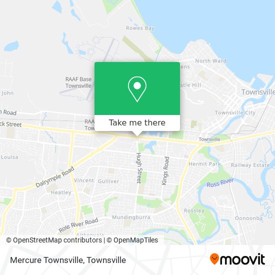 Mapa Mercure Townsville