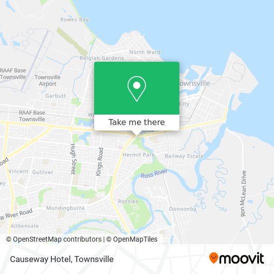Causeway Hotel map