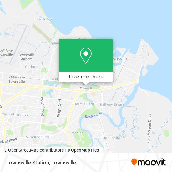 Townsville Station map