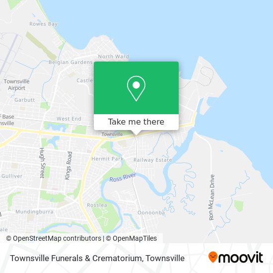 Mapa Townsville Funerals & Crematorium