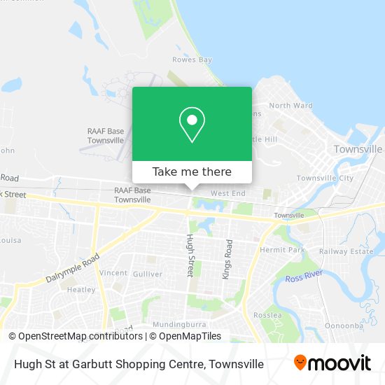 Hugh St at Garbutt Shopping Centre map