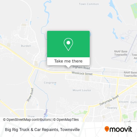 How to get to Big Rig Truck & Car Repaints in Mt LouisaMt St John