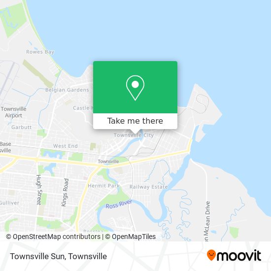 Townsville Sun map