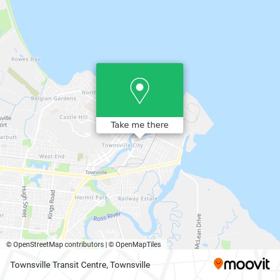 Townsville Transit Centre map