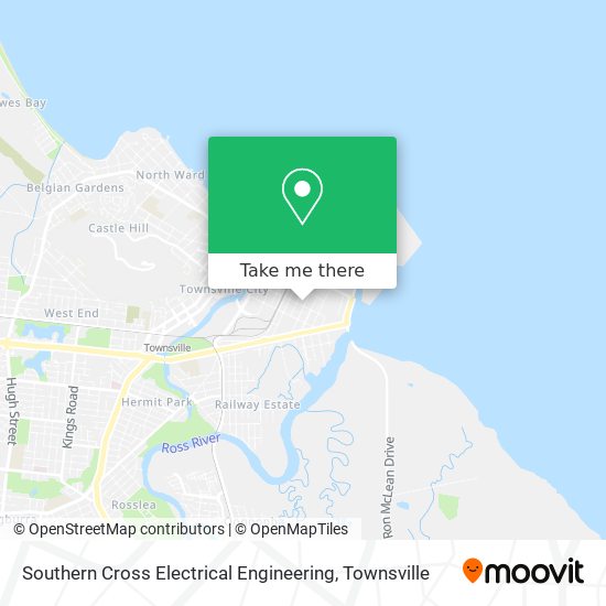 Mapa Southern Cross Electrical Engineering