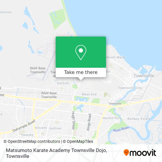 Matsumoto Karate Academy Townsville Dojo map