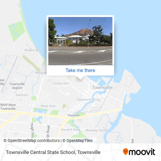 Mapa Townsville Central State School