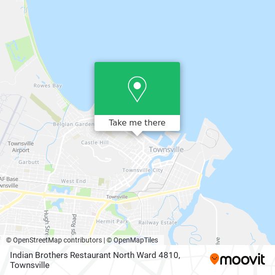 Mapa Indian Brothers Restaurant North Ward 4810