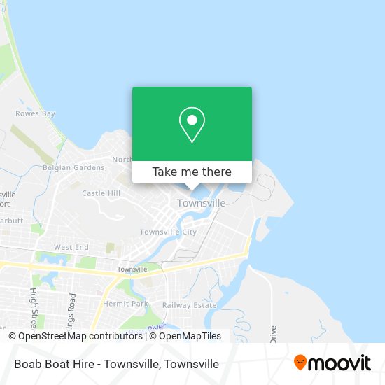Boab Boat Hire - Townsville map