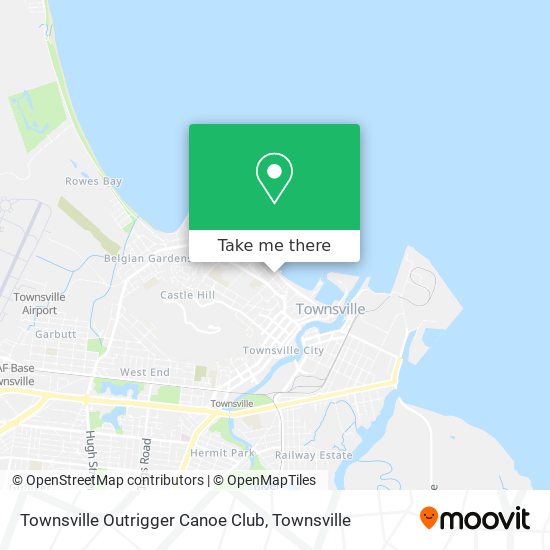 Mapa Townsville Outrigger Canoe Club