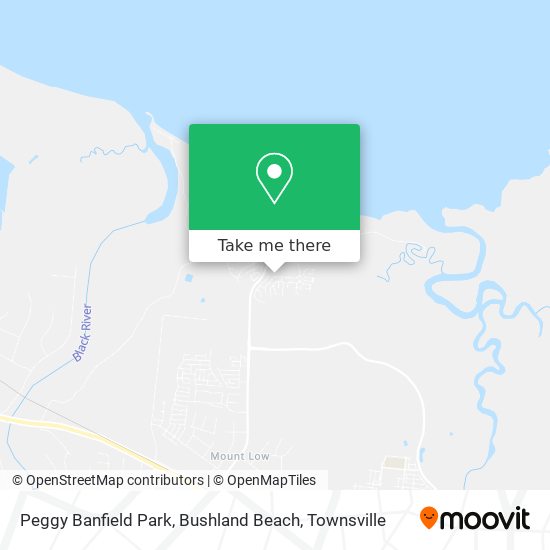 Mapa Peggy Banfield Park, Bushland Beach