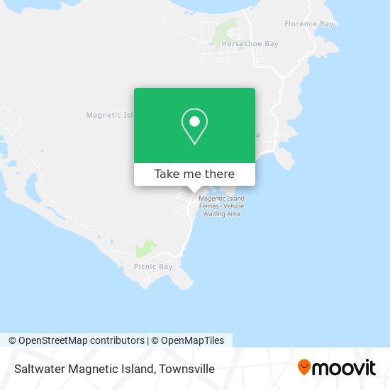 Saltwater Magnetic Island map