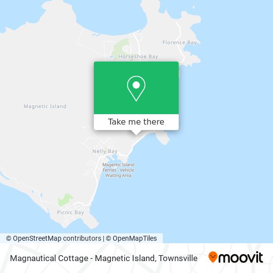 Magnautical Cottage - Magnetic Island map