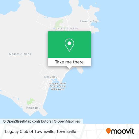 Legacy Club of Townsville map