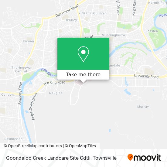 Goondaloo Creek Landcare Site Cdtli map
