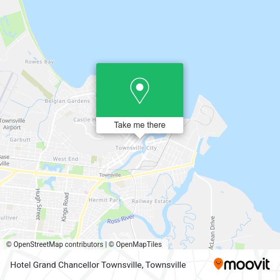 Hotel Grand Chancellor Townsville map