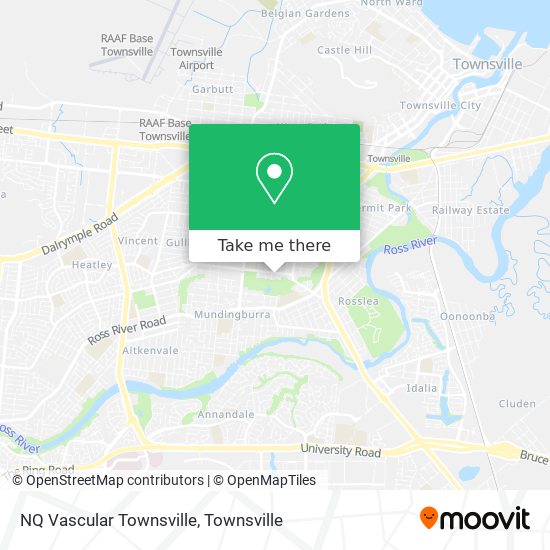 NQ Vascular Townsville map