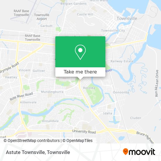 Astute Townsville map