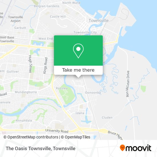 The Oasis Townsville map