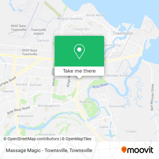 Massage Magic - Townsville map