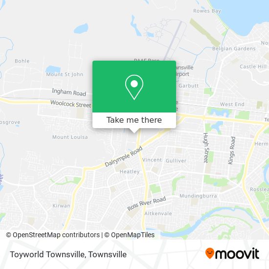 Mapa Toyworld Townsville