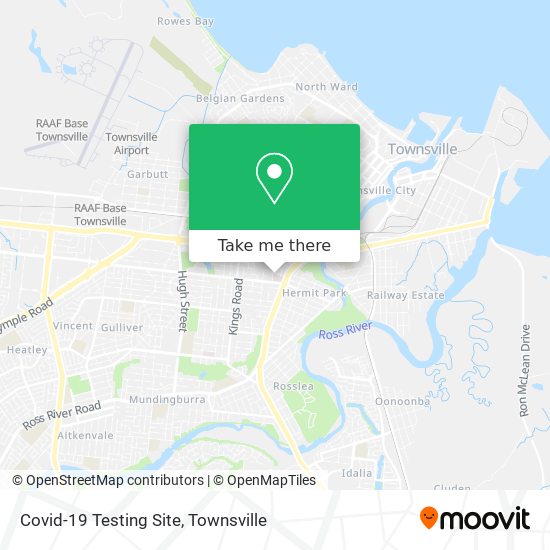 Covid-19 Testing Site map