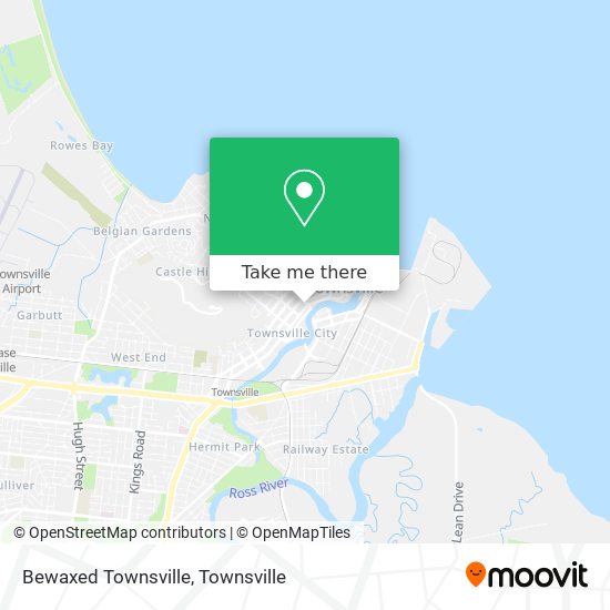 Mapa Bewaxed Townsville