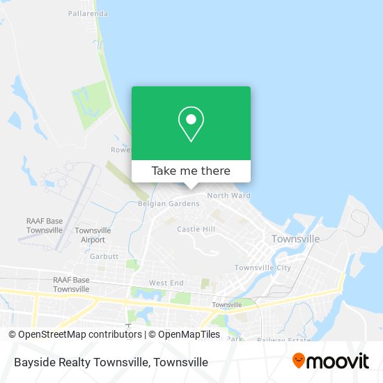 Bayside Realty Townsville map