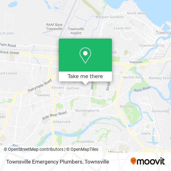 Townsville Emergency Plumbers map