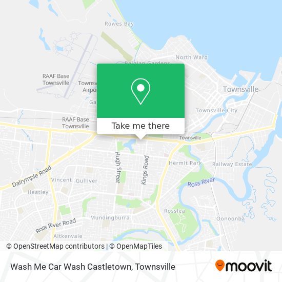 Mapa Wash Me Car Wash Castletown