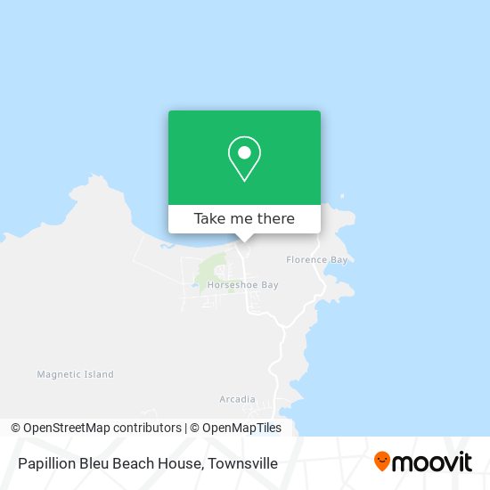 Papillion Bleu Beach House map