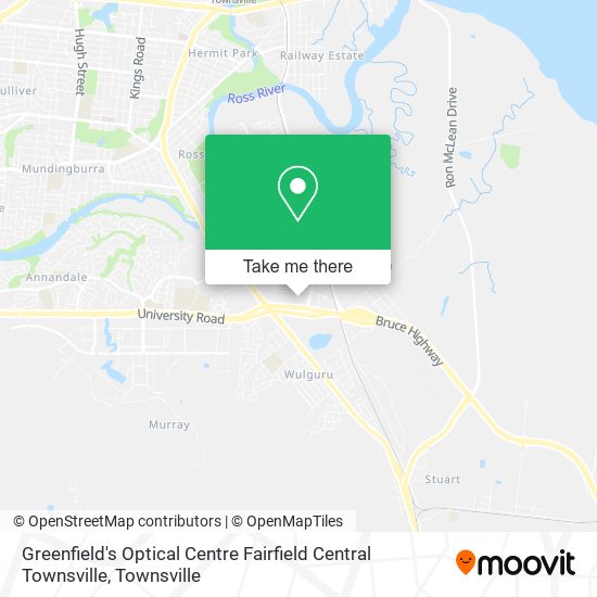 How to get to Greenfield's Optical Centre Fairfield Central Townsville