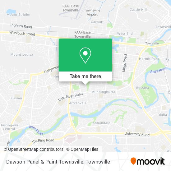 Mapa Dawson Panel & Paint Townsville