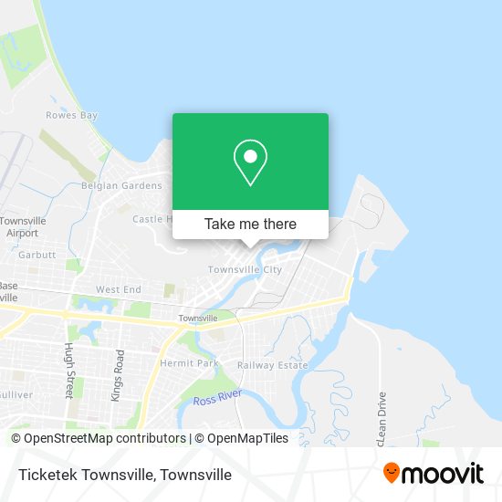 Ticketek Townsville map