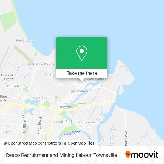 Mapa Resco Recruitment and Mining Labour