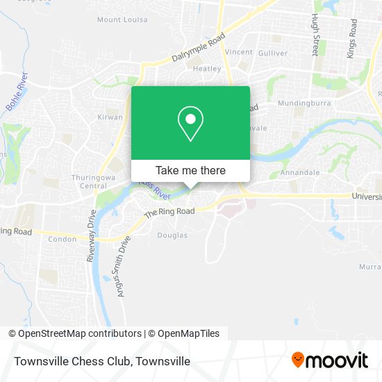 Mapa Townsville Chess Club