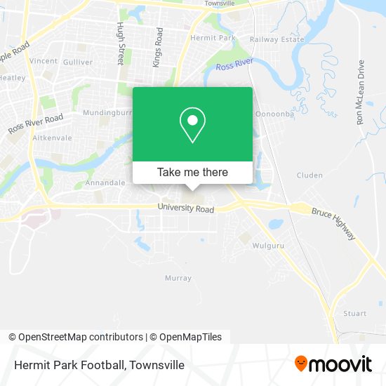Mapa Hermit Park Football