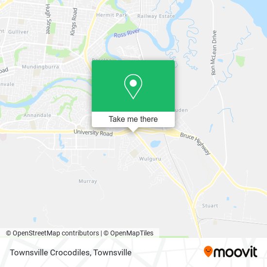 Townsville Crocodiles map