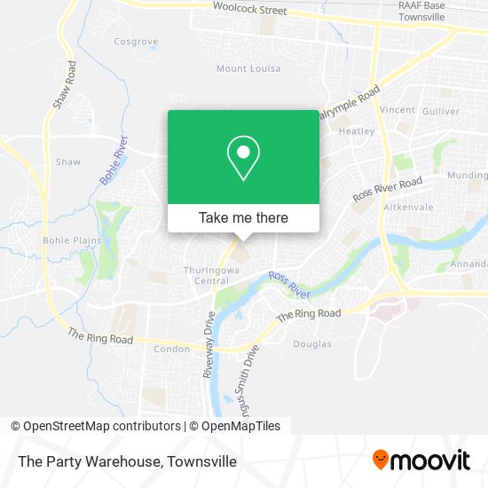 The Party Warehouse map