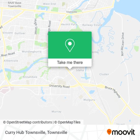 Mapa Curry Hub Townsville