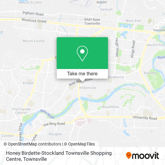 Honey Birdette-Stockland Townsville Shopping Centre map
