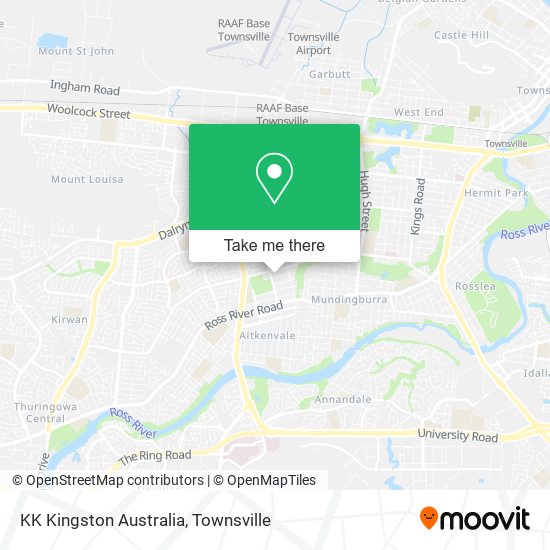 Mapa KK Kingston Australia