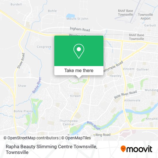 Rapha Beauty Slimming Centre Townsville map