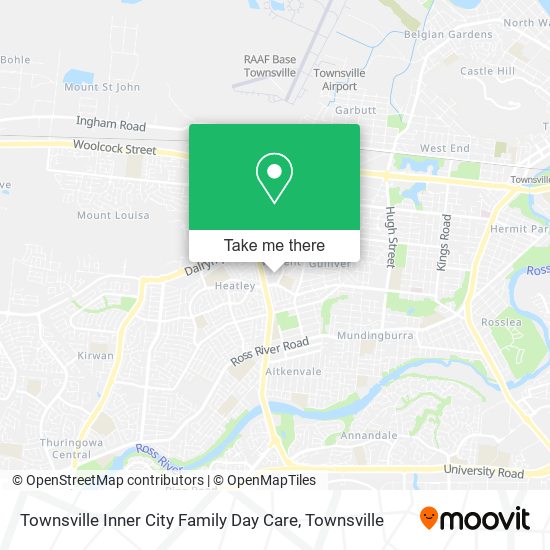 Mapa Townsville Inner City Family Day Care