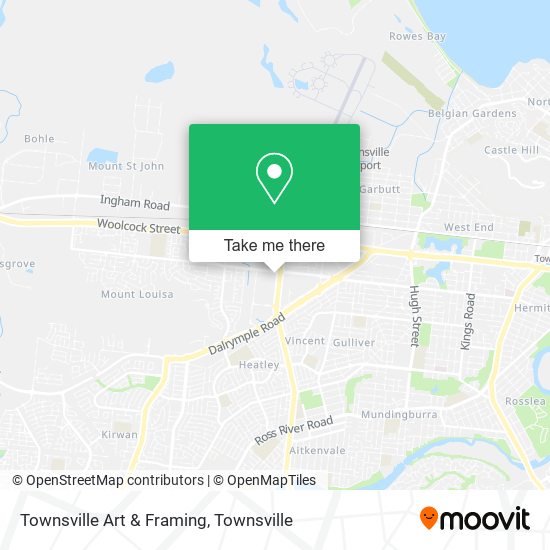 Townsville Art & Framing map