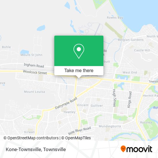 Mapa Kone-Townsville